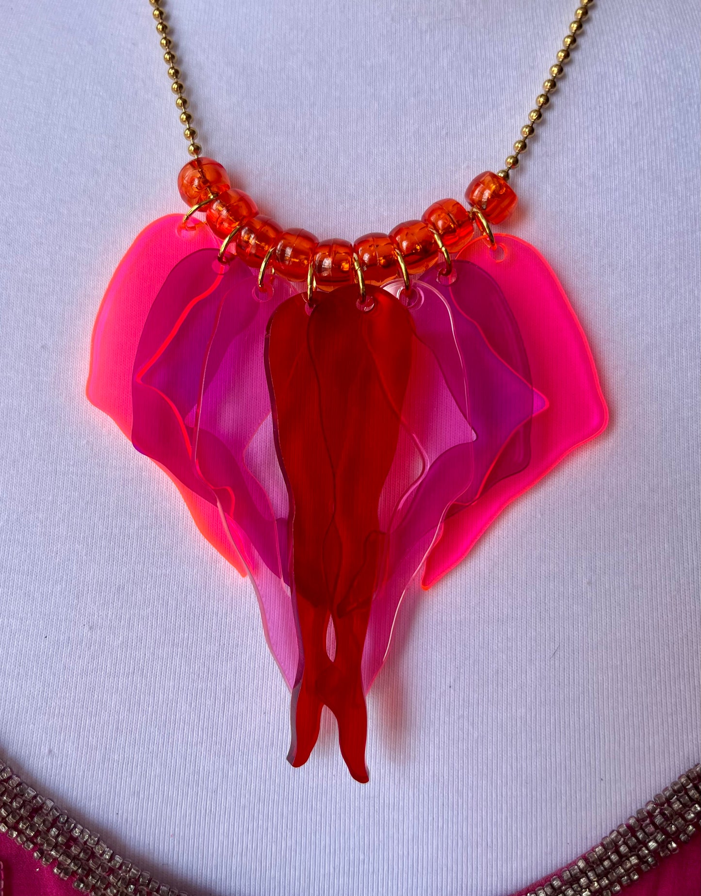 Galavant Necklace Crimson
