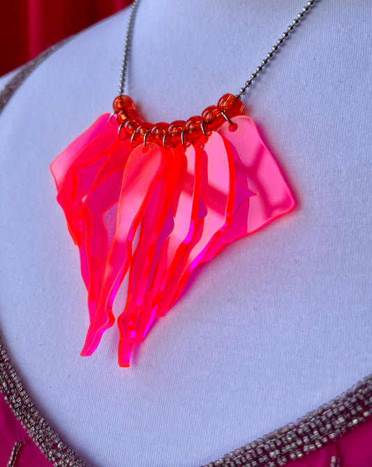 Galavant Necklace in Midnight Neon