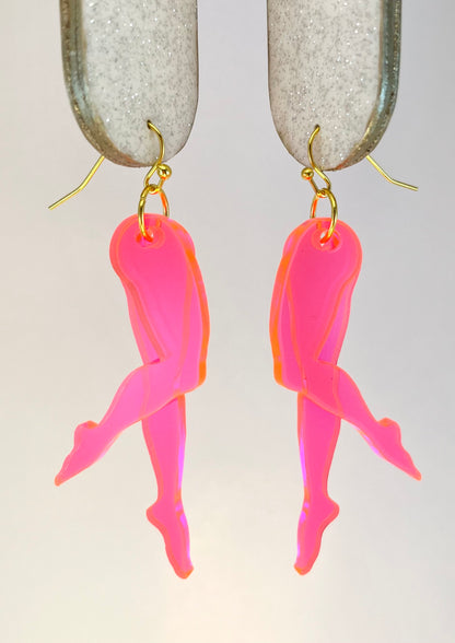 Tip Toe Earring: Neon/neon