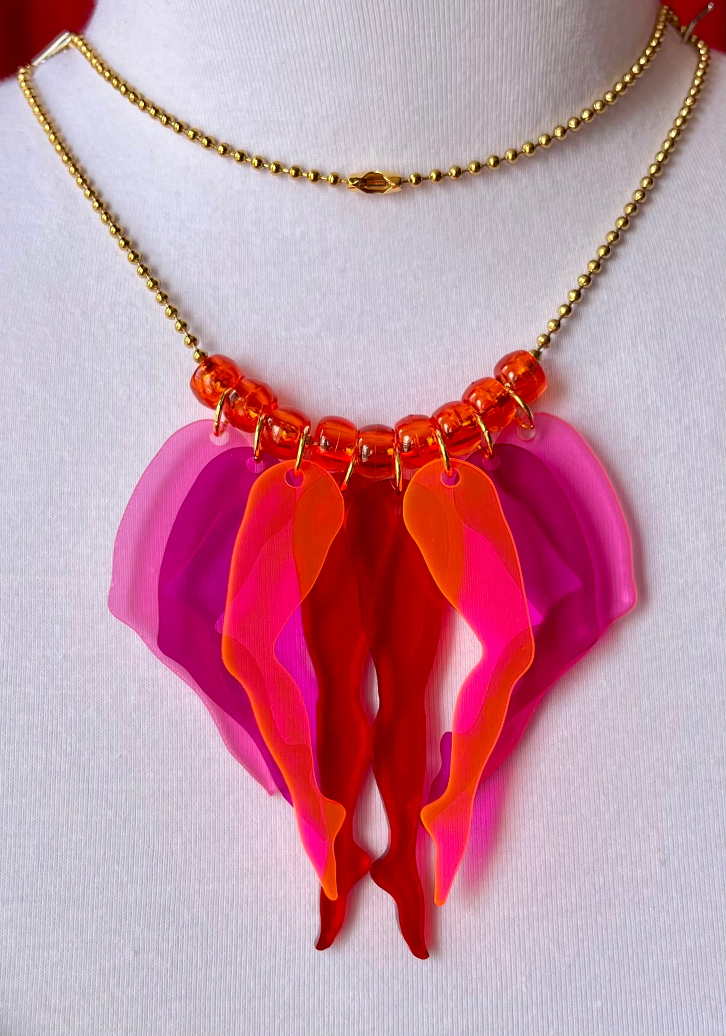 Galavant Necklace Crimson