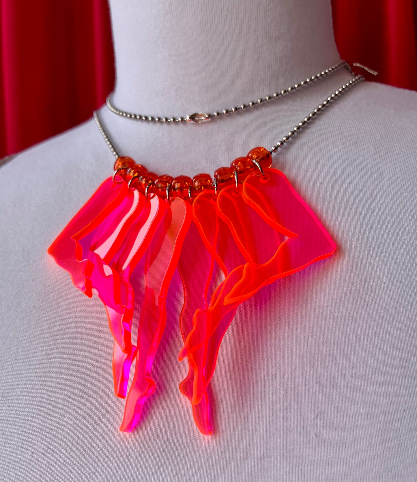 Galavant Necklace in Midnight Neon