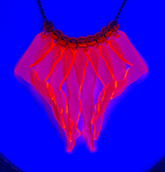 Galavant Necklace in Midnight Neon